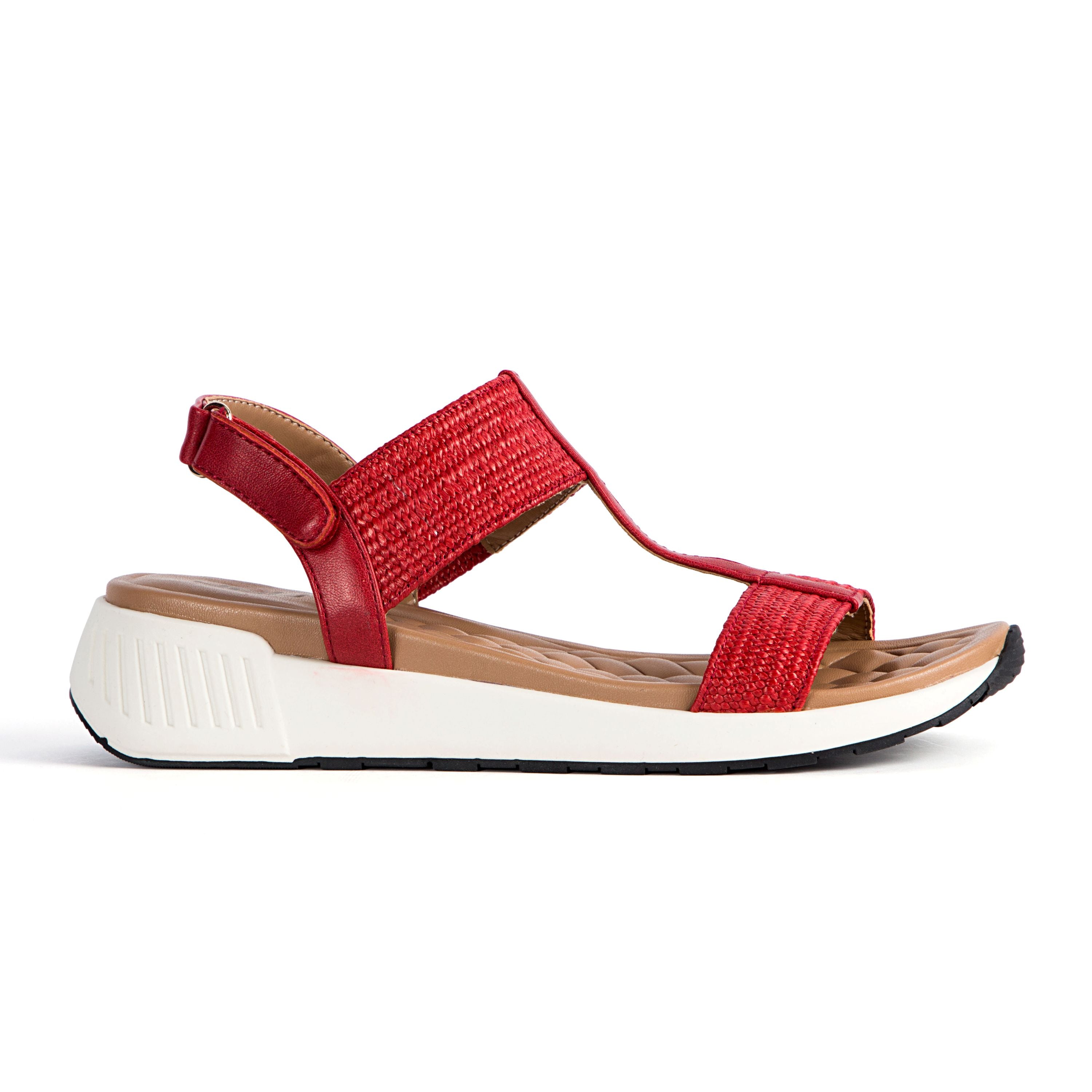 Claire - Red Raffia