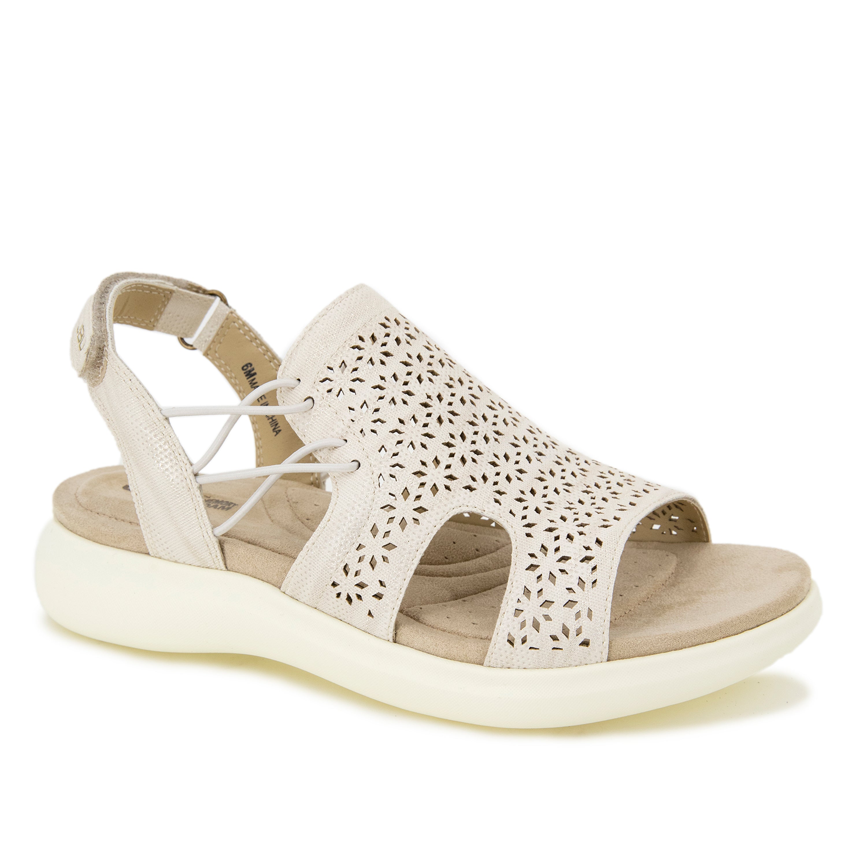 Fashion rieker shimmer strap sandals