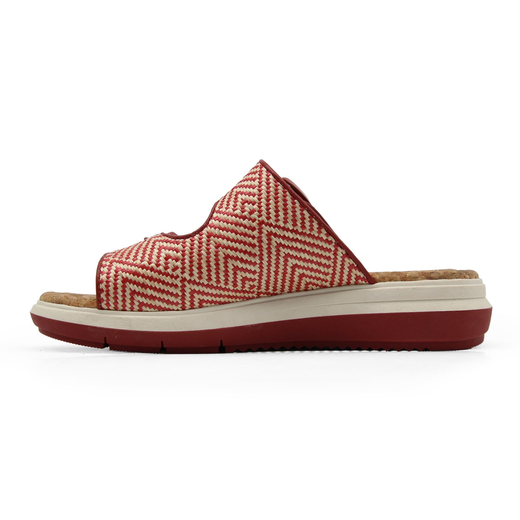 Kona Red/Cream Raffia